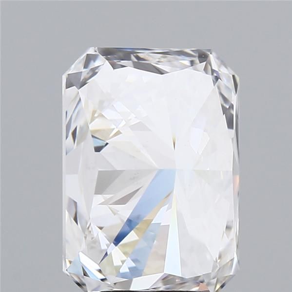 3.9 Carat Radiant Lab Diamond with  Cut Diamond in 14KT  view 1
