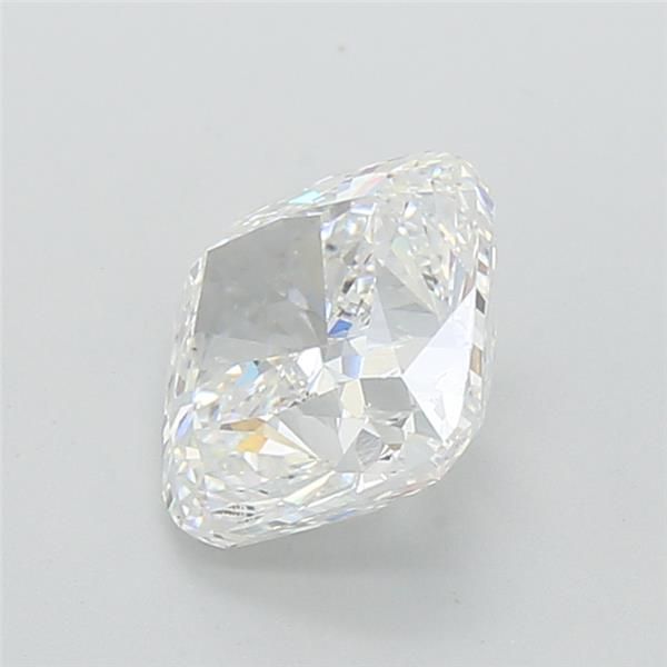 3.04 Carat Cushion Lab Diamond with  Cut Diamond in 14KT  view 1
