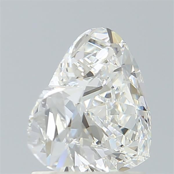 1.56 Carat Heart Lab Diamond with  Cut Diamond in 14KT  view 1

