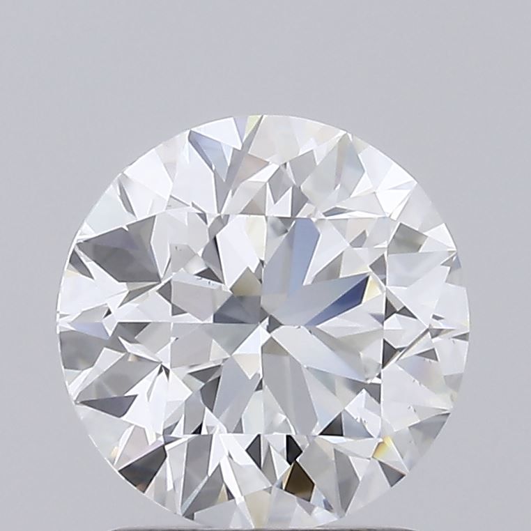 1.55 Carat Round Lab Diamond with  Cut Diamond in 14KT  view 1
