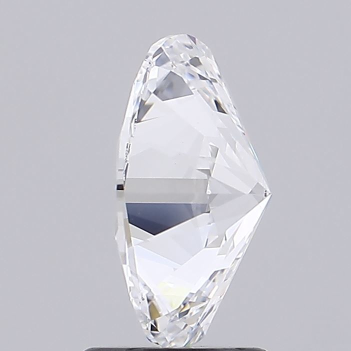 2.08 Carat Oval Lab Diamond with  Cut Diamond in 14KT  view 1
