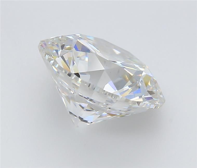 4.25 Carat Round Lab Diamond with  Cut Diamond in 14KT  view 1
