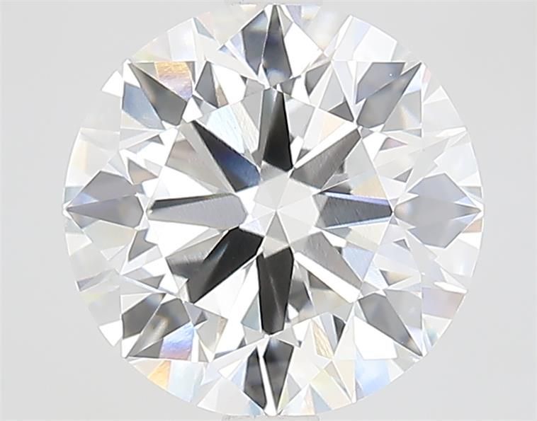 3.0 Carat Round Lab Diamond with  Cut Diamond in 14KT  view 1
