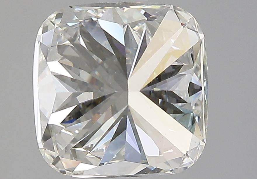3.02 Carat CUSHION Natural Diamond with  Cut Diamond in 14KT  view 1
