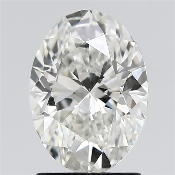 1.73 Carat Oval Lab Diamond with  Cut Diamond in 14KT  view 1
