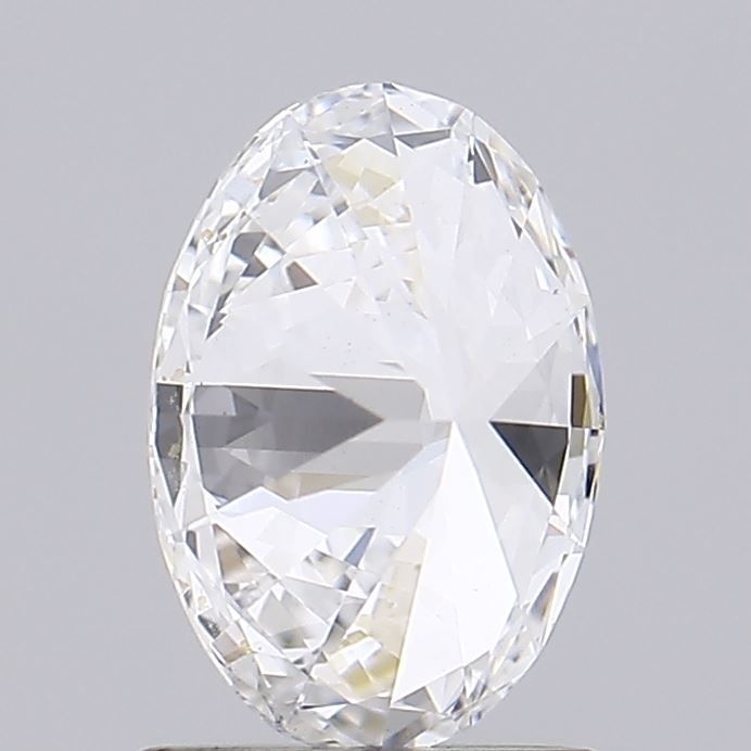 1.11 Carat Oval Lab Diamond with  Cut Diamond in 14KT  view 1
