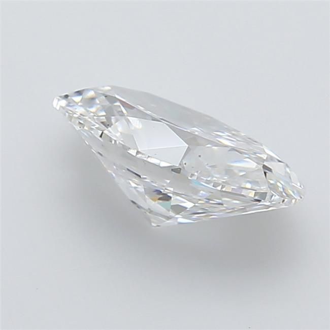 1.37 Carat Oval Lab Diamond with  Cut Diamond in 14KT  view 1
