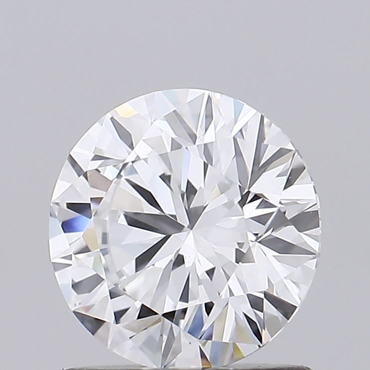 1.03 Carat Round Lab Diamond with  Cut Diamond in 14KT  view 1
