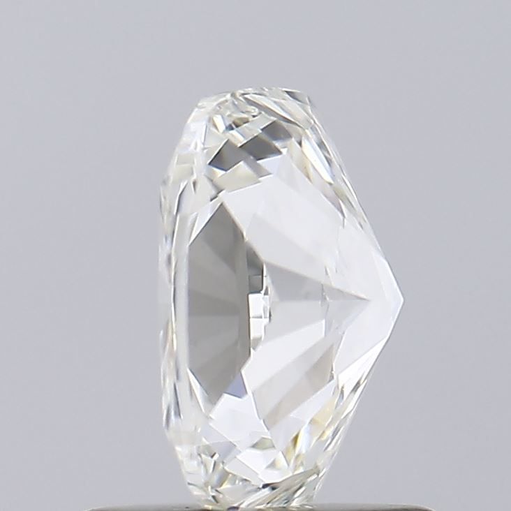 1.03 Carat Cushion Lab Diamond with  Cut Diamond in 14KT  view 1
