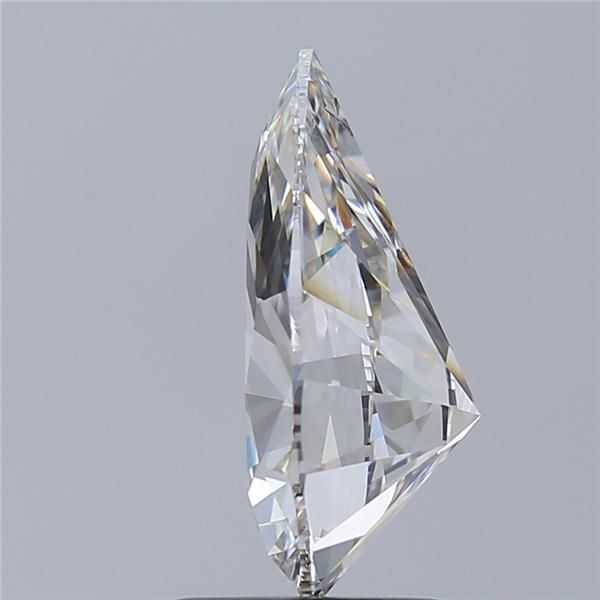 2.03 Carat Pear Lab Diamond with  Cut Diamond in 14KT  view 1
