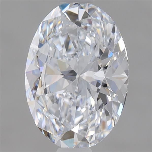 1.11 Carat Oval Lab Diamond with  Cut Diamond in 14KT  view 1
