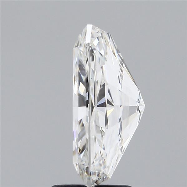 3.58 Carat Radiant Lab Diamond with  Cut Diamond in 14KT  view 1
