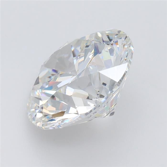 3.5 Carat Round Lab Diamond with  Cut Diamond in 14KT  view 1
