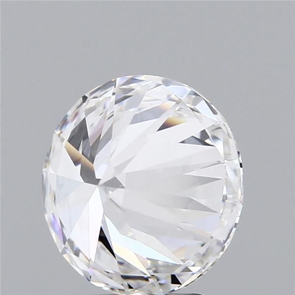 3.67 Carat Round Lab Diamond with  Cut Diamond in 14KT  view 1
