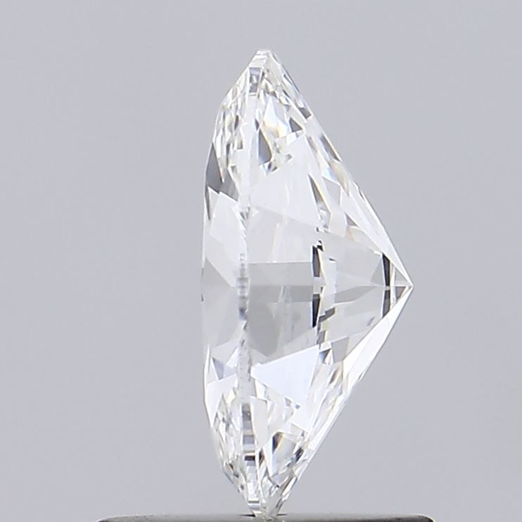 1.03 Carat Oval Lab Diamond with  Cut Diamond in 14KT  view 1
