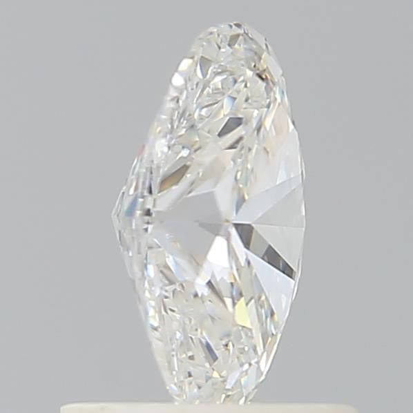1.05 Carat Oval Lab Diamond with  Cut Diamond in 14KT  view 1
