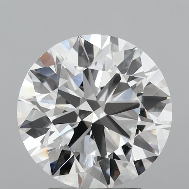 3.13 Carat Round Lab Diamond with  Cut Diamond in 14KT  view 1
