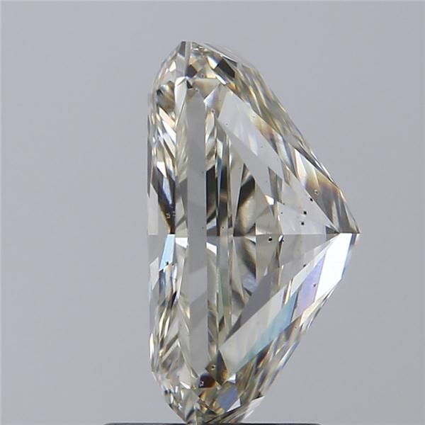 3.18 Carat Radiant Lab Diamond with  Cut Diamond in 14KT  view 1

