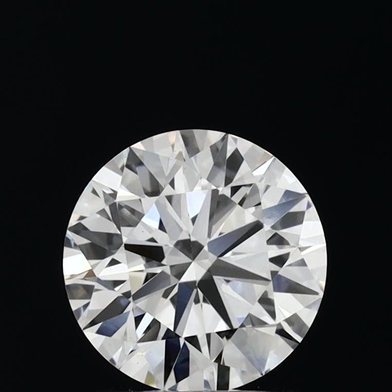 1.57 Carat Round Lab Diamond with  Cut Diamond in 14KT  view 1
