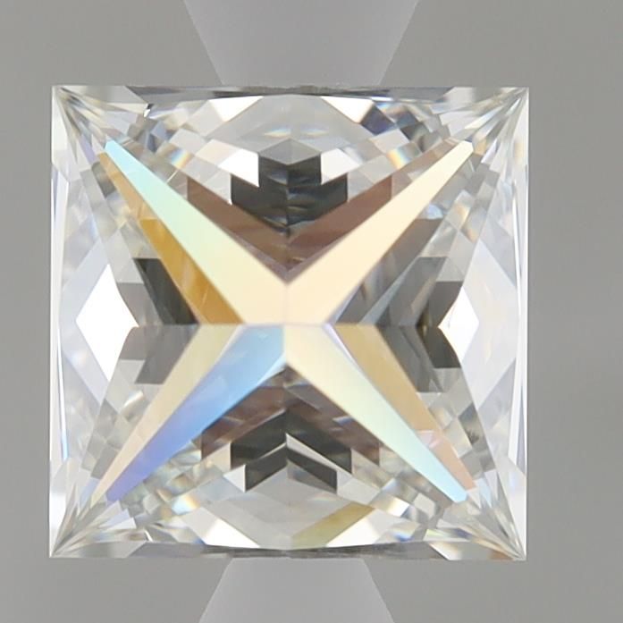 1.03 Carat Princess Lab Diamond with  Cut Diamond in 14KT  view 1
