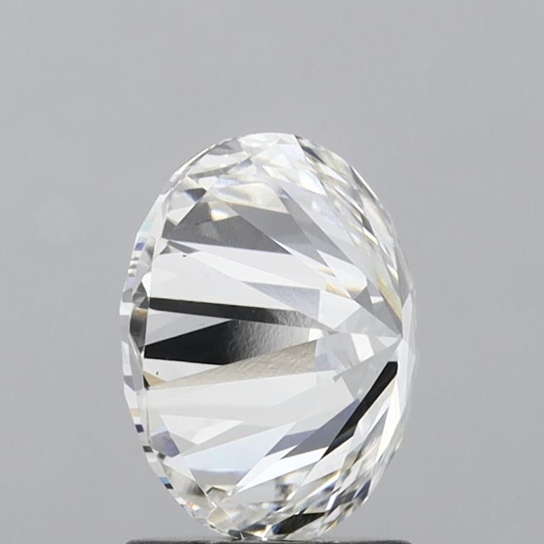 3.0 Carat Round Lab Diamond with  Cut Diamond in 14KT  view 1
