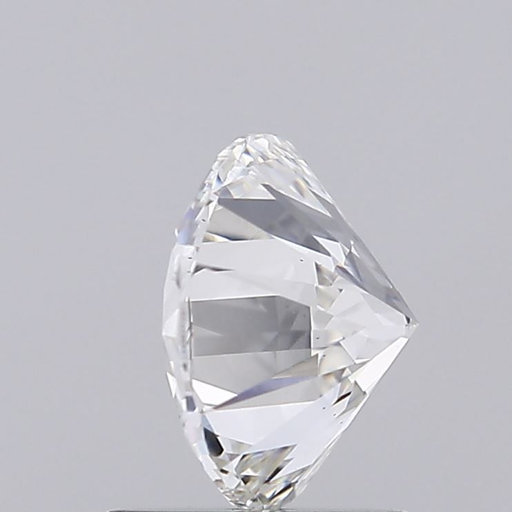 1.3 Carat Round Lab Diamond with  Cut Diamond in 14KT  view 1
