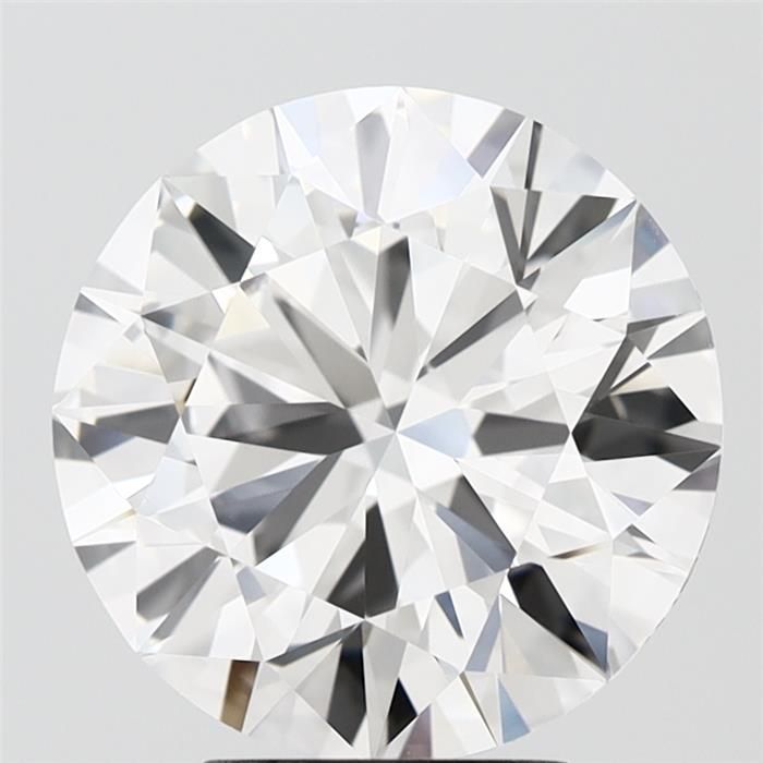 4.68 Carat Round Lab Diamond with  Cut Diamond in 14KT  view 1
