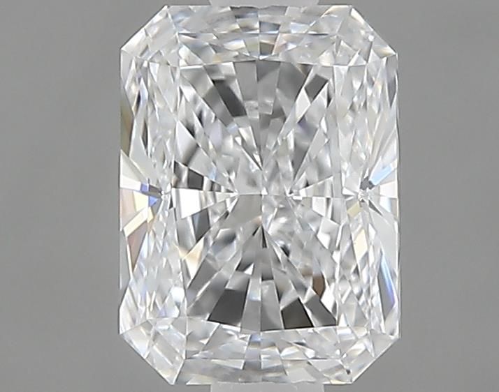 1.02 Carat Radiant Lab Diamond with  Cut Diamond in 14KT  view 1
