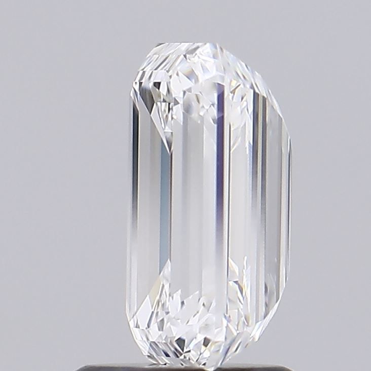 1.8 Carat Emerald Lab Diamond with  Cut Diamond in 14KT  view 1
