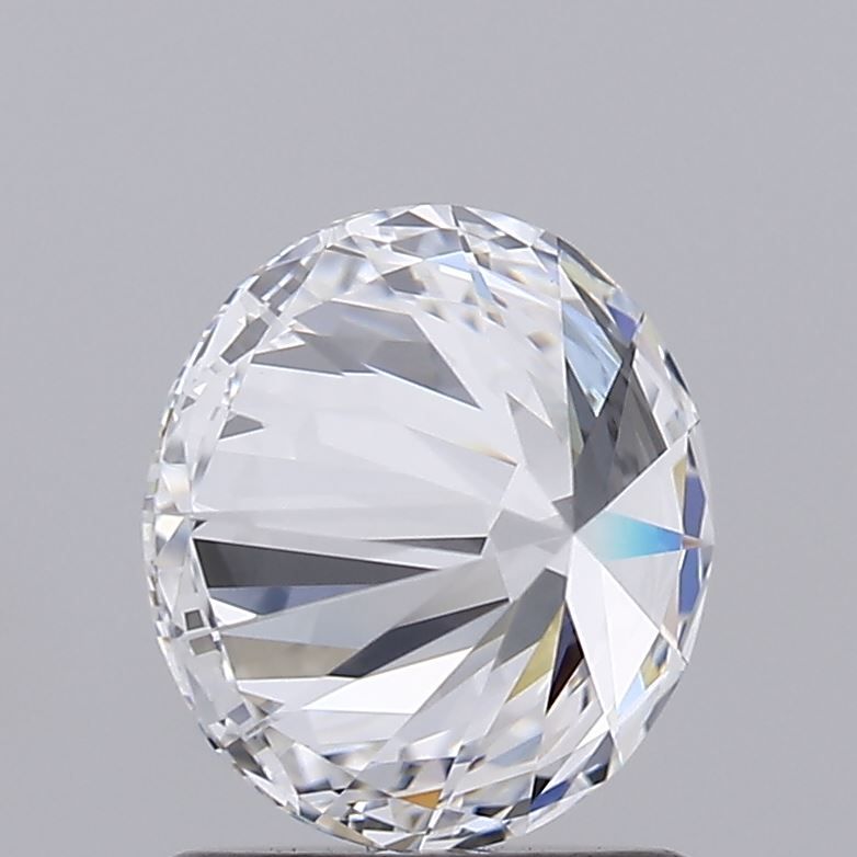 1.34 Carat Round Lab Diamond with  Cut Diamond in 14KT  view 1
