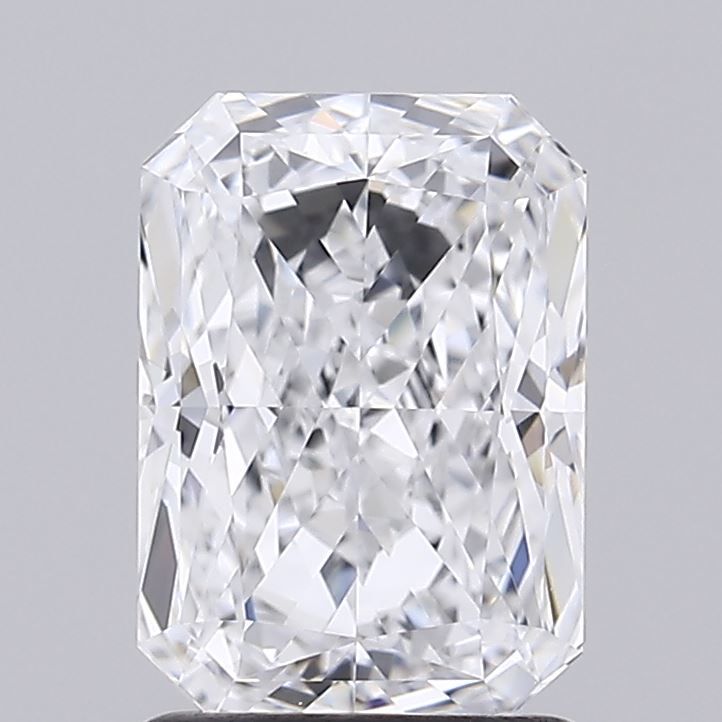 1.53 Carat Radiant Lab Diamond with  Cut Diamond in 14KT  view 1

