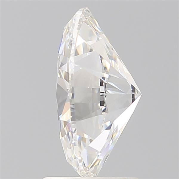 2.6 Carat Oval Lab Diamond with  Cut Diamond in 14KT  view 1
