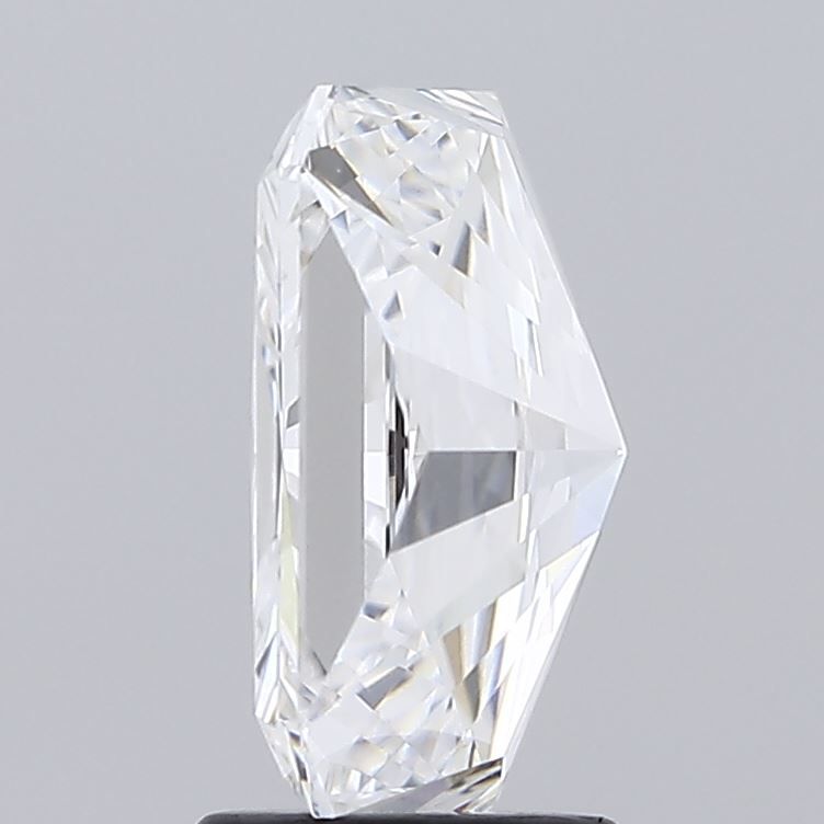 3.01 Carat Radiant Lab Diamond with  Cut Diamond in 14KT  view 1

