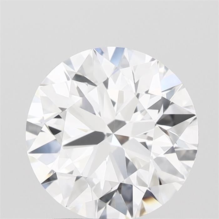 2.28 Carat Round Lab Diamond with  Cut Diamond in 14KT  view 1

