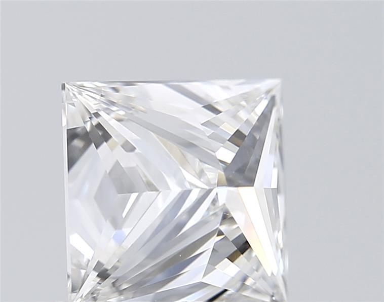 1.0 Carat Princess Lab Diamond with  Cut Diamond in 14KT  view 1
