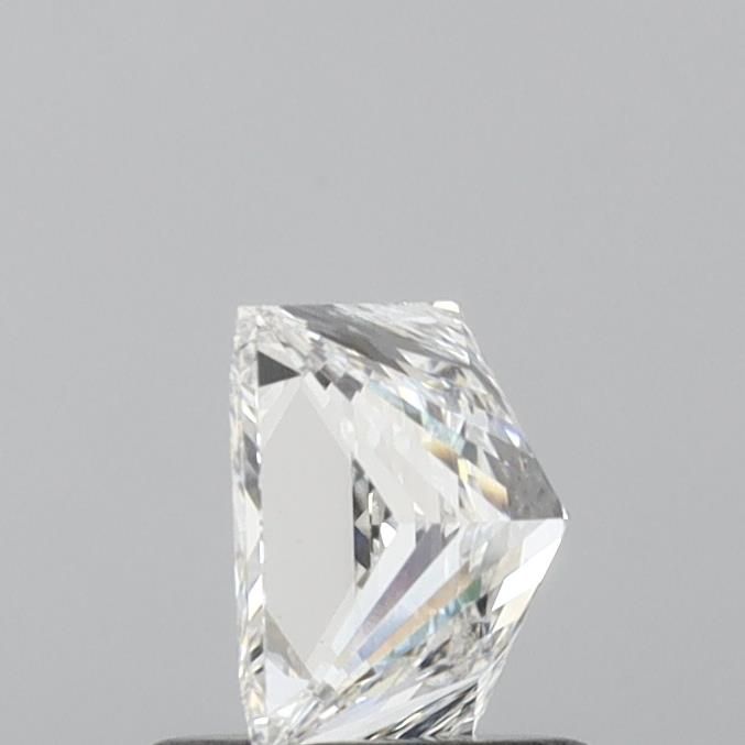 1.03 Carat Princess Lab Diamond with  Cut Diamond in 14KT  view 1
