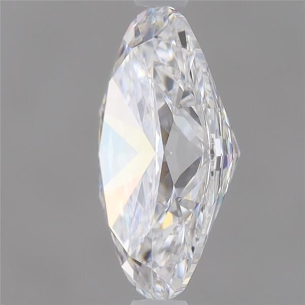 1.07 Carat Oval Lab Diamond with  Cut Diamond in 14KT  view 1

