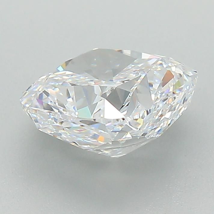 2.05 Carat Cushion Lab Diamond with  Cut Diamond in 14KT  view 1
