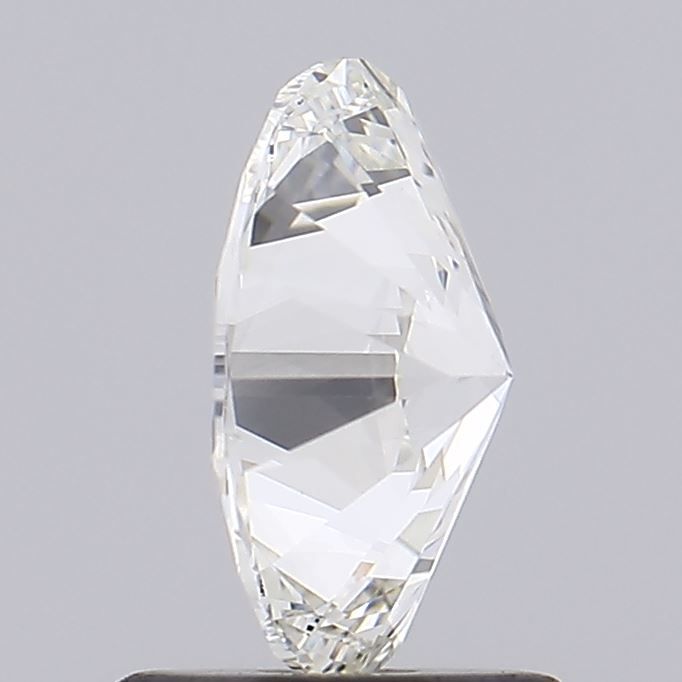 1.04 Carat Oval Lab Diamond with  Cut Diamond in 14KT  view 1
