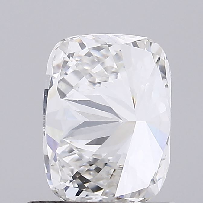 1.0 Carat Cushion Lab Diamond with  Cut Diamond in 14KT  view 1
