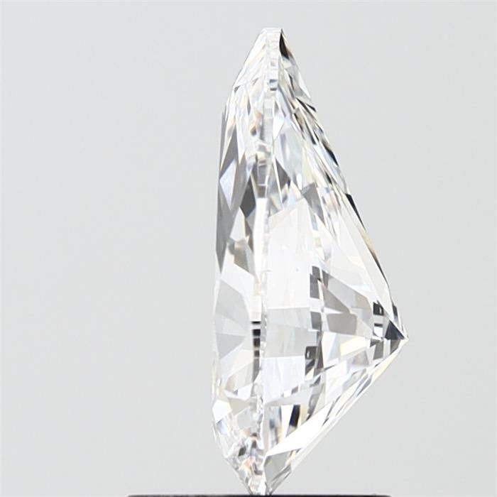 1.8 Carat Pear Lab Diamond with  Cut Diamond in 14KT  view 1
