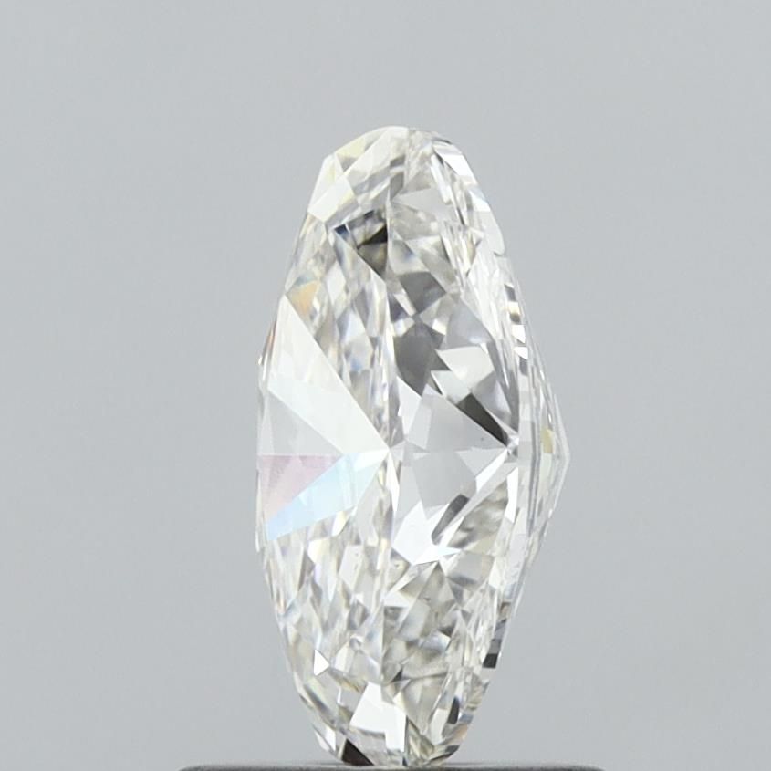 1.36 Carat Oval Lab Diamond with  Cut Diamond in 14KT  view 1
