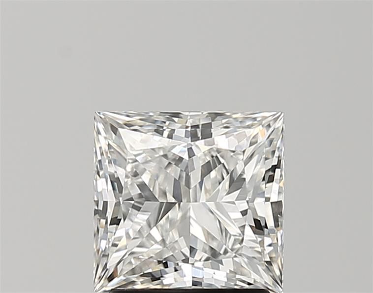 2.03 Carat Princess Lab Diamond with  Cut Diamond in 14KT  view 1
