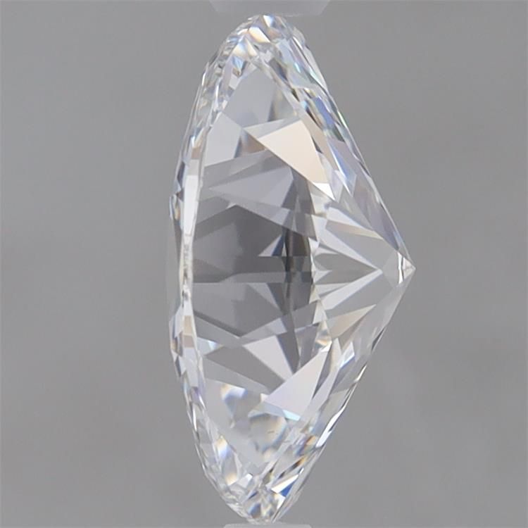 2.01 Carat Oval Lab Diamond with  Cut Diamond in 14KT  view 1

