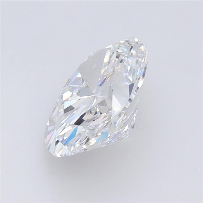 1.31 Carat Oval Lab Diamond with  Cut Diamond in 14KT  view 1
