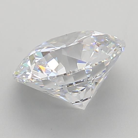 1.6 Carat Round Lab Diamond with  Cut Diamond in 14KT  view 1
