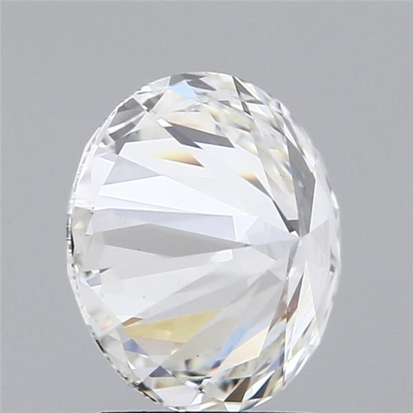 2.9 Carat Round Lab Diamond with  Cut Diamond in 14KT  view 1
