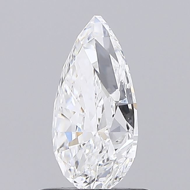 1.0 Carat Pear Lab Diamond with  Cut Diamond in 14KT  view 1
