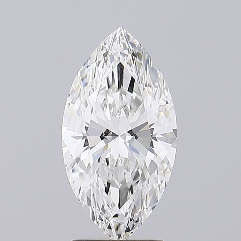 2.27 Carat Marquise Lab Diamond with  Cut Diamond in 14KT  view 1
