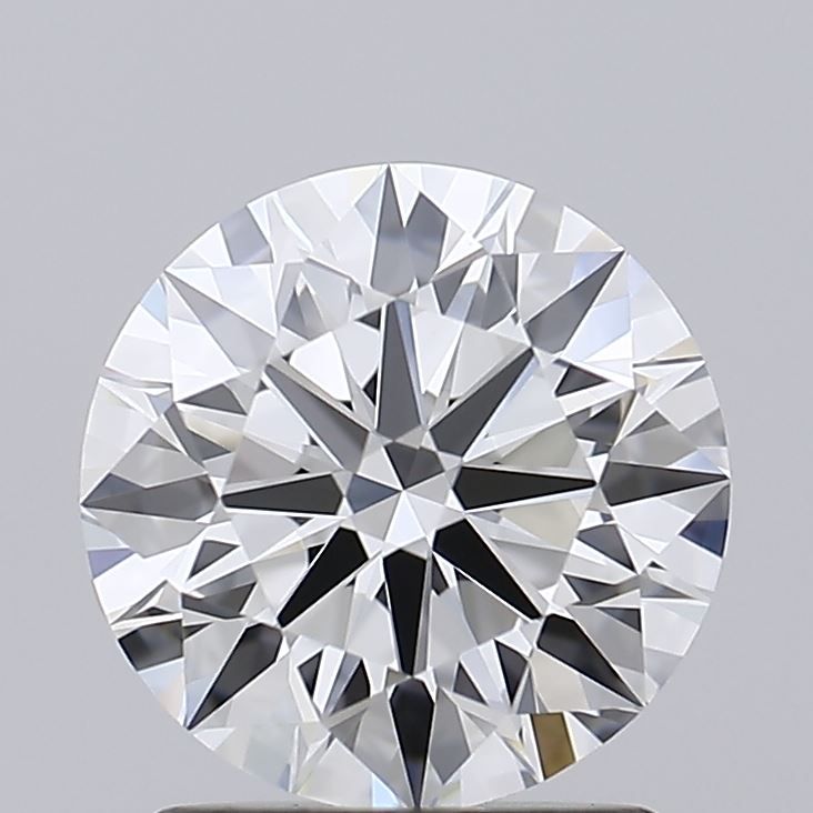 1.5 Carat Round Lab Diamond with  Cut Diamond in 14KT  view 1
